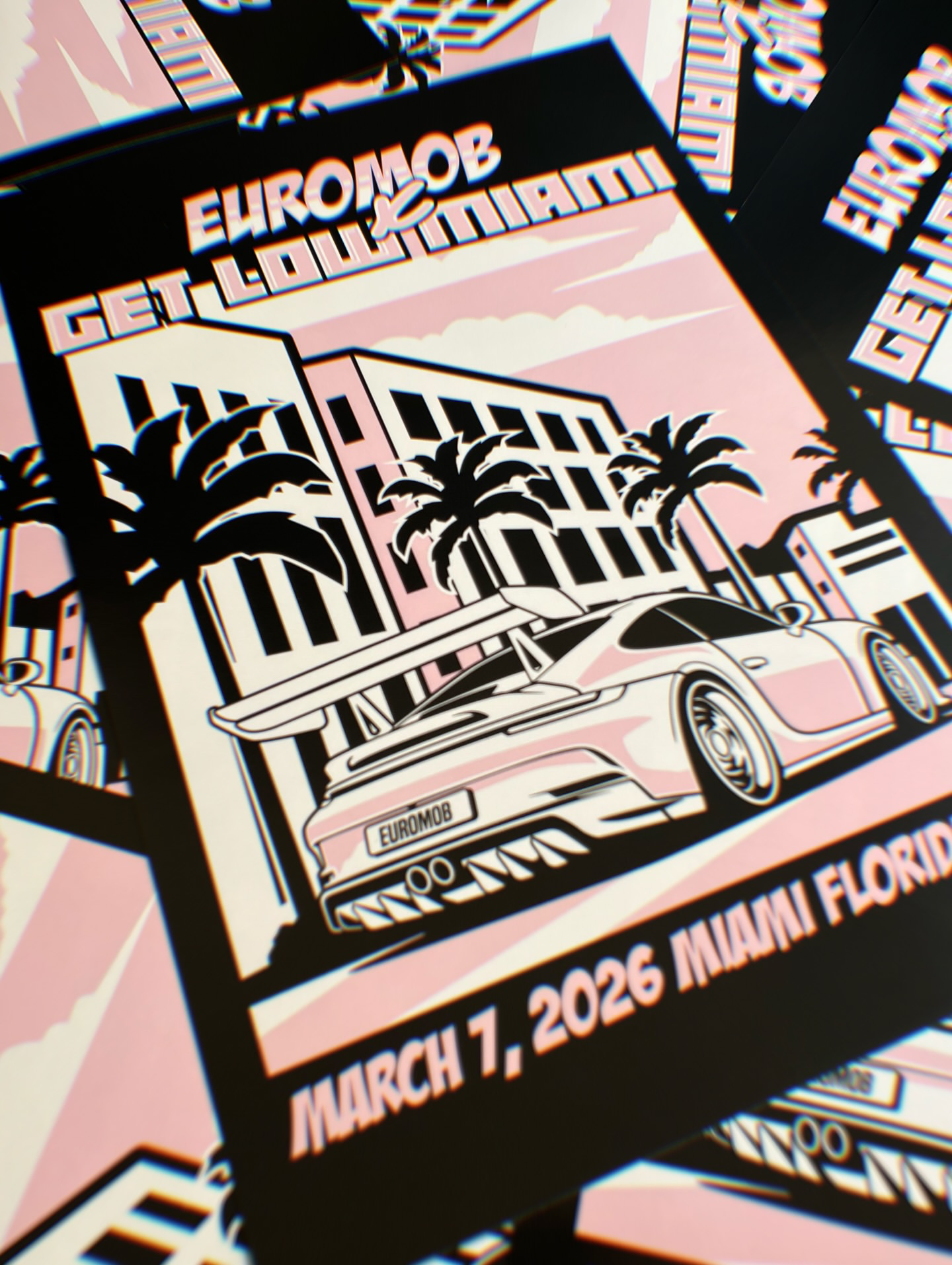 ASM GET LOW: MIAMI x EUROMOB Event Tee