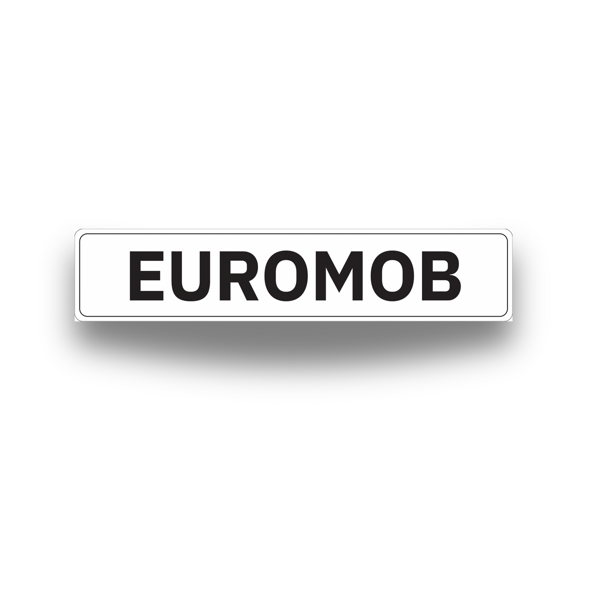 EUROMOB Vanity European License Plate