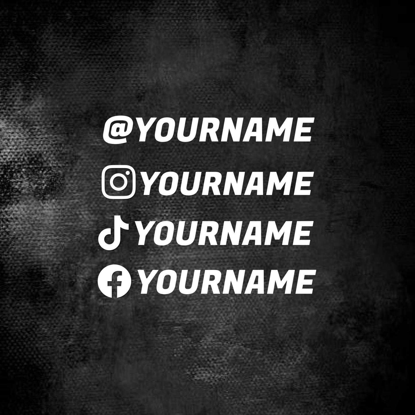 New: Custom Username Decals