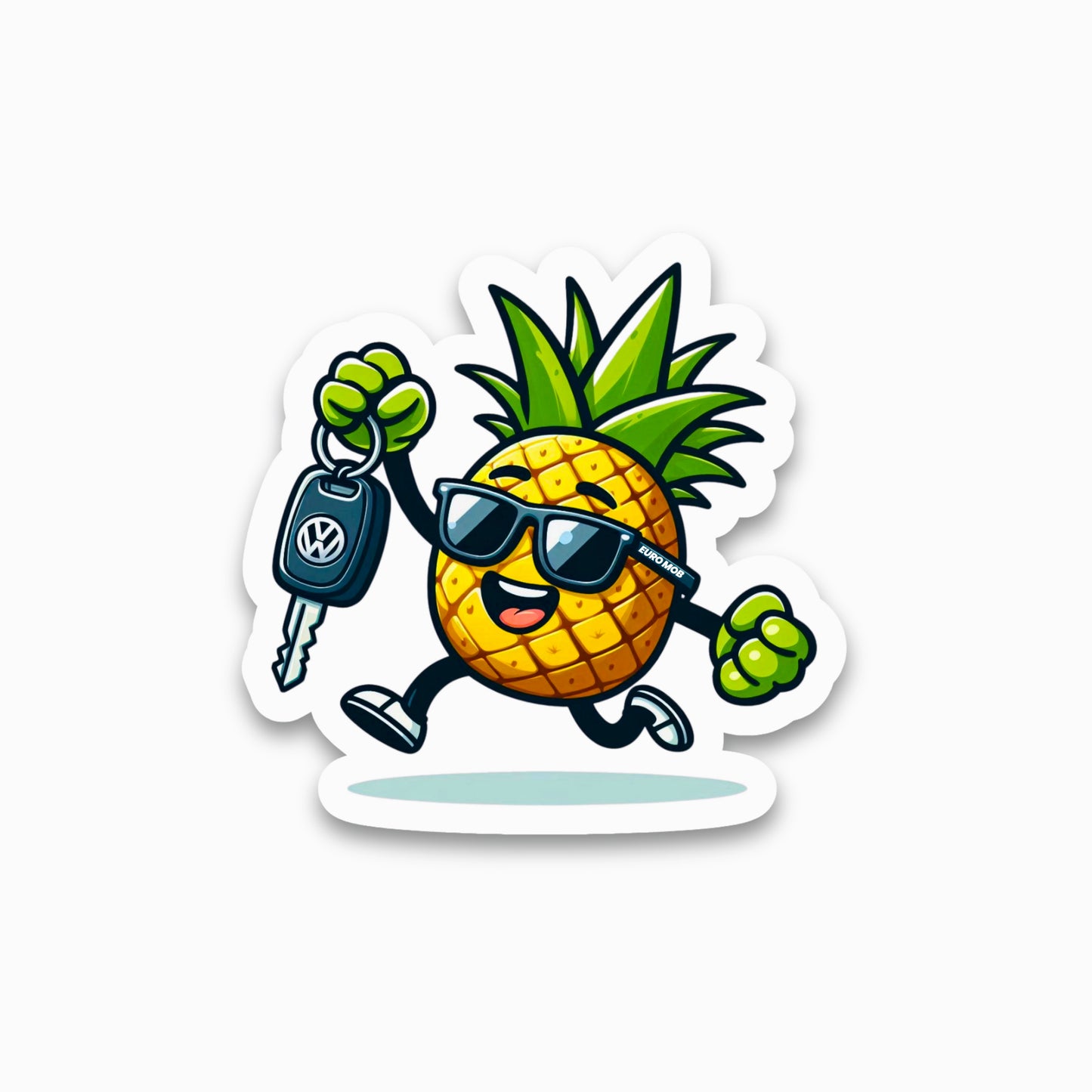 Sticker - Pineapple Mascot