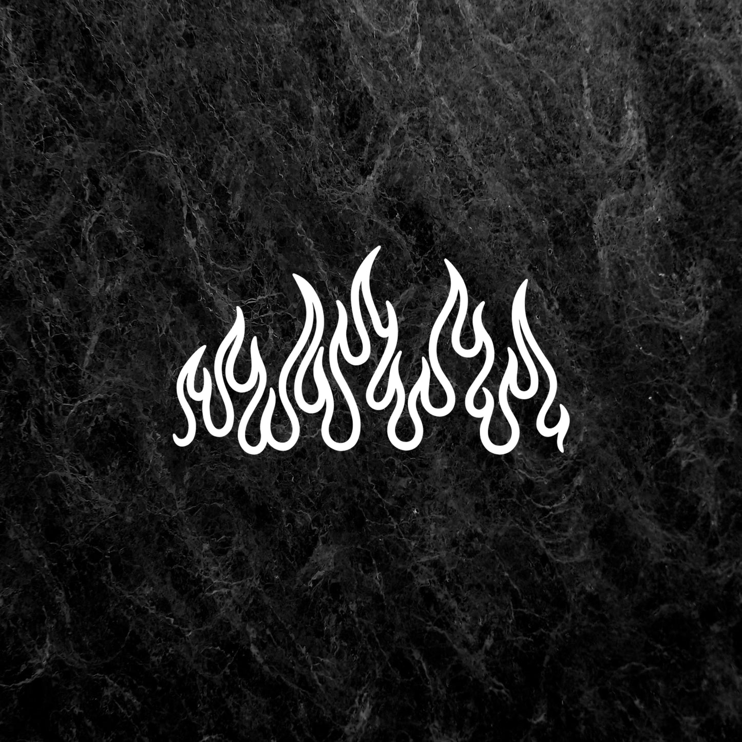 New: Flame Mirror Decals (Pair)