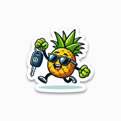 Sticker - Pineapple Mascot